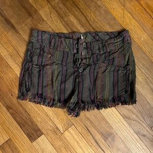 Striped Free People Shorts